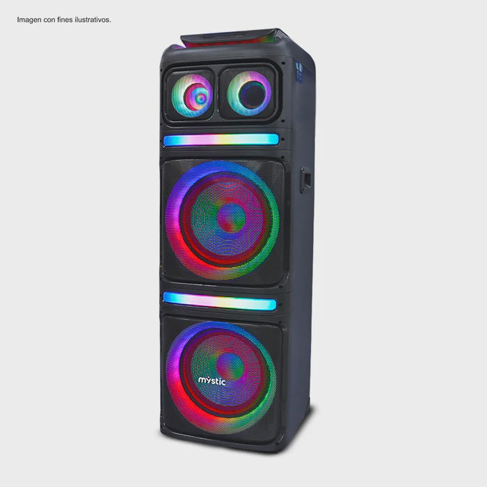 MYSTIC Speaker Box 12" MY-PS1245U Dual Bluetooth Sold Each