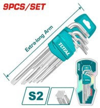 TOTAL Allen Key Set 9PCS Torx THT106391