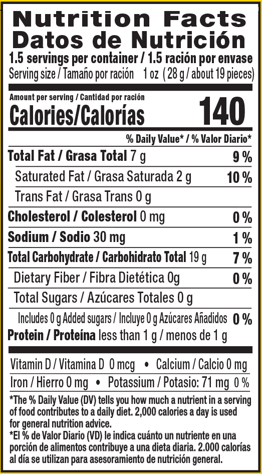 SOLDANZA Snacks Plantain Chips Lightly Salted 45G 1.59OZ