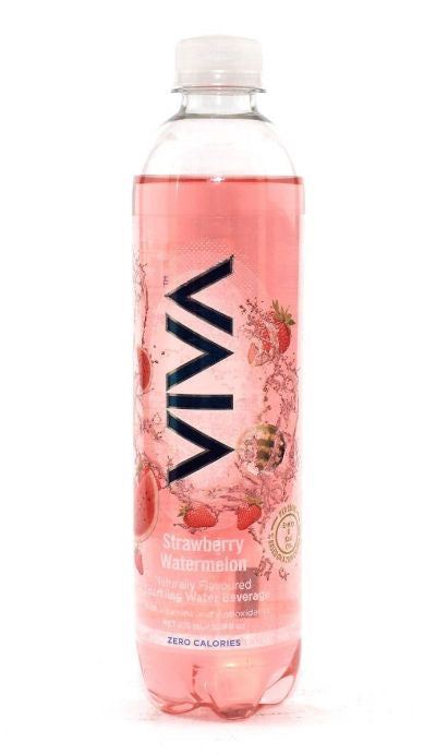 VIVA Strawberry Watermelon Sparkling Water 16.9FL OZ 500ML
