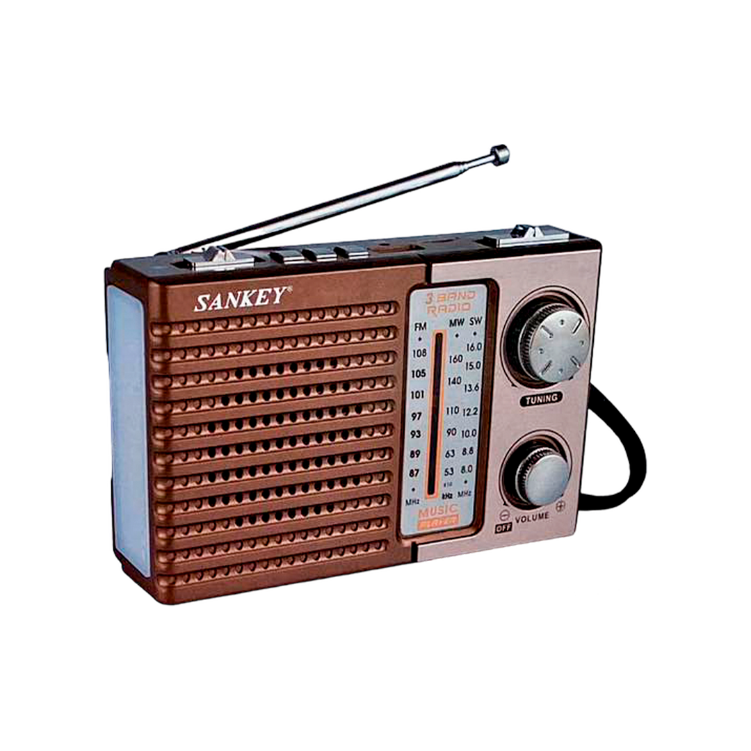 SANKEY Radio R-501 FM USB Sd Bluetooth Music Box Rechargeable