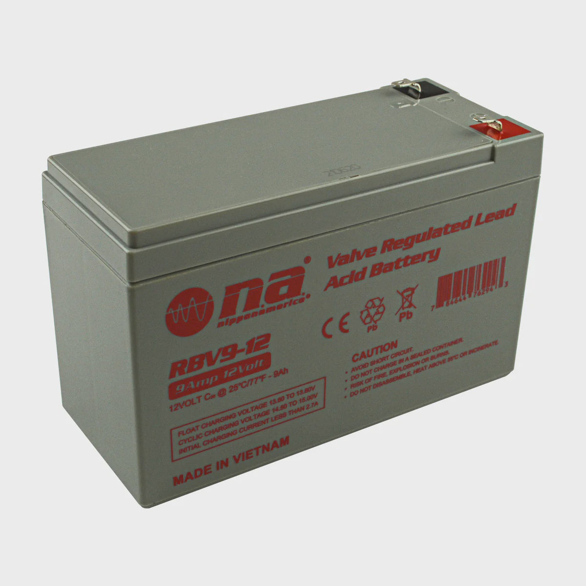 NIPPON AMERICA Battery Rechargeable 12V RBV9-12