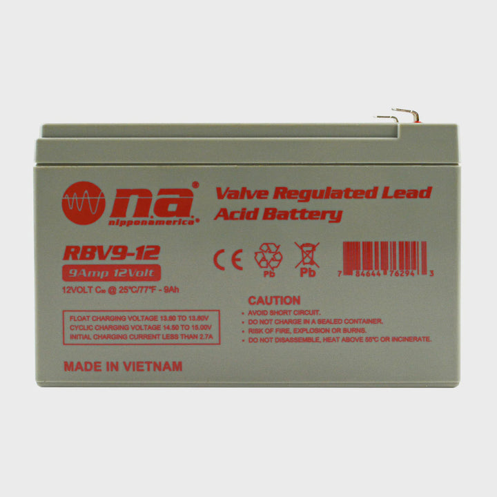 NIPPON AMERICA Battery Rechargeable 12V RBV9-12