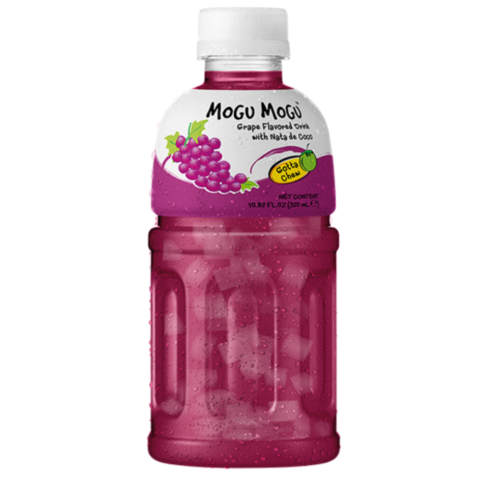 Mogu Mogu Grape Flavored Drink 10.82FL OZ 320ML