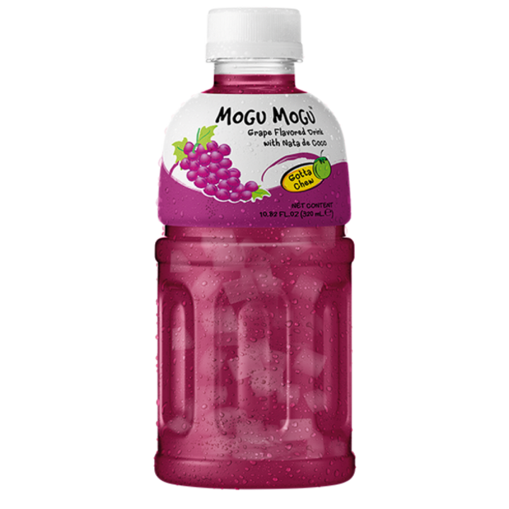 Mogu Mogu Grape Flavored Drink 10.82FL OZ 320ML