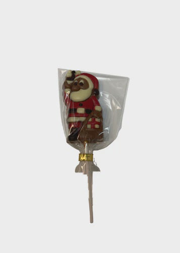 WATERBRIDGE Milk Chocolate Santa Claus with Present Lolly 35G