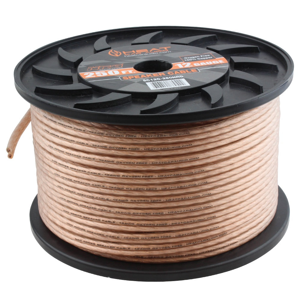 BLASTKING Speaker Wire 12G Yds I-HEAT-SC12G-250NRG 100% Copper Sold Per Yard