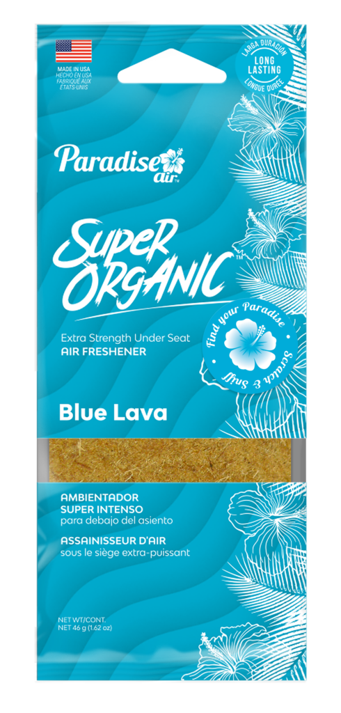 Car Air Freshener Paradise Air Super Organic Blue Lava SO-035