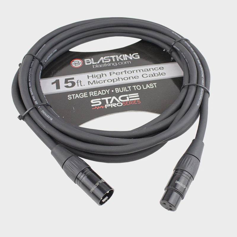 BLASTKING Lead Xlr Male to Xlr Female 15' IBKE-SP15XLR