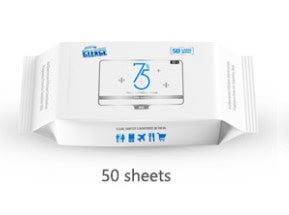 CLEACE Wet Wipes Disinfecting 75% Alcohol 50 Wipes