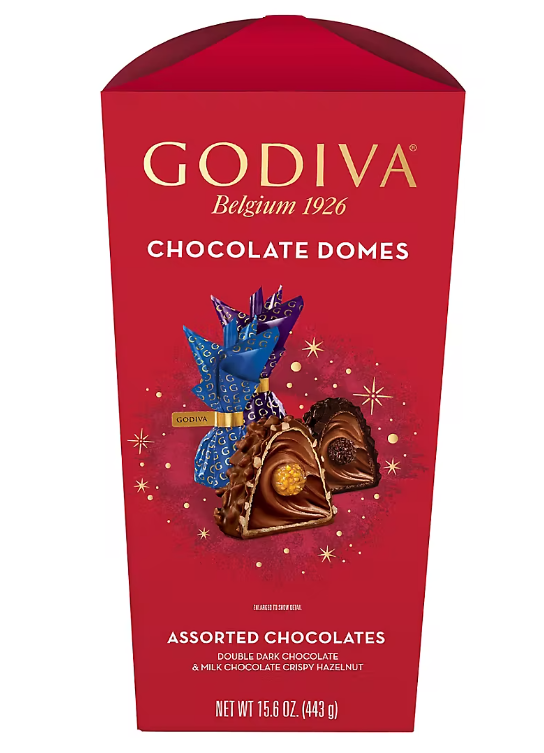 GODIVA Belgium 1926 Chocolate Domes Assortment 15.6OZ 443G