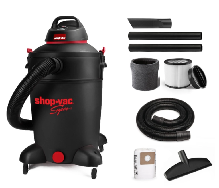 SHOP VAC Vacuum Cleaner Super 59711203 16GAL WET/DRY