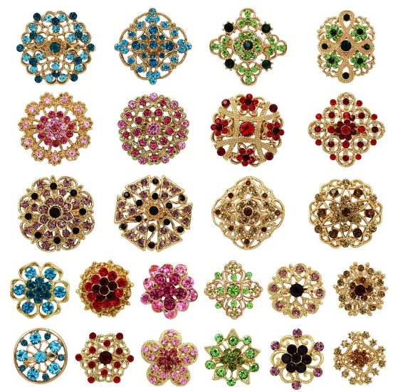 Hijab Accessories Brooch Medium Pair (2PC)