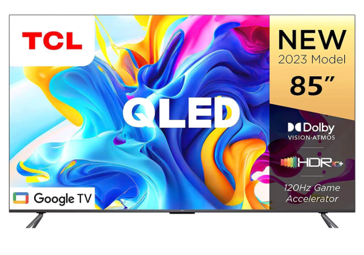 TCL Television 85" 85C645 Smart LED 4K Google TV
