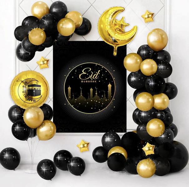 Eid / Ramadan Backdrop Balloon Kit 59PCS