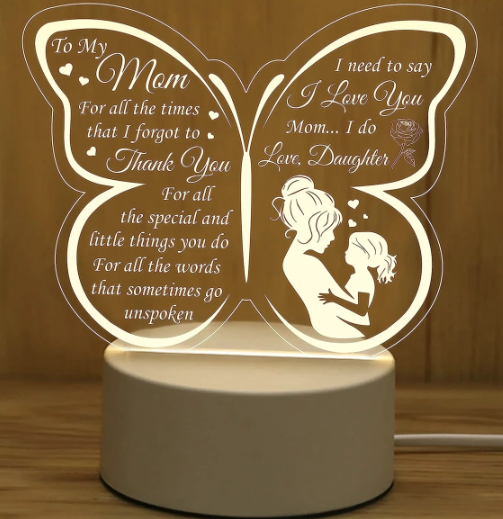 Mother's Day Light Plaque Acryllic