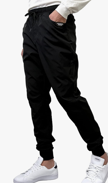 SOUTHPOLE Men Joggers Quick Dry Black / Sand