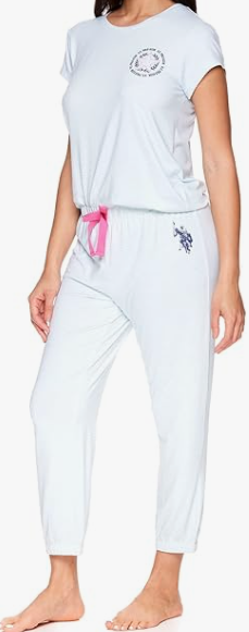 US POLO ASSN. Women PJ/LOUNGEWEAR Set Us Polo Light Blue Stripe