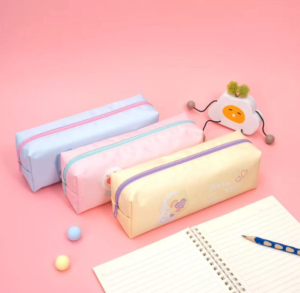 DELI Stationery Pencil Case Pouch H939 Fabric Oxford
