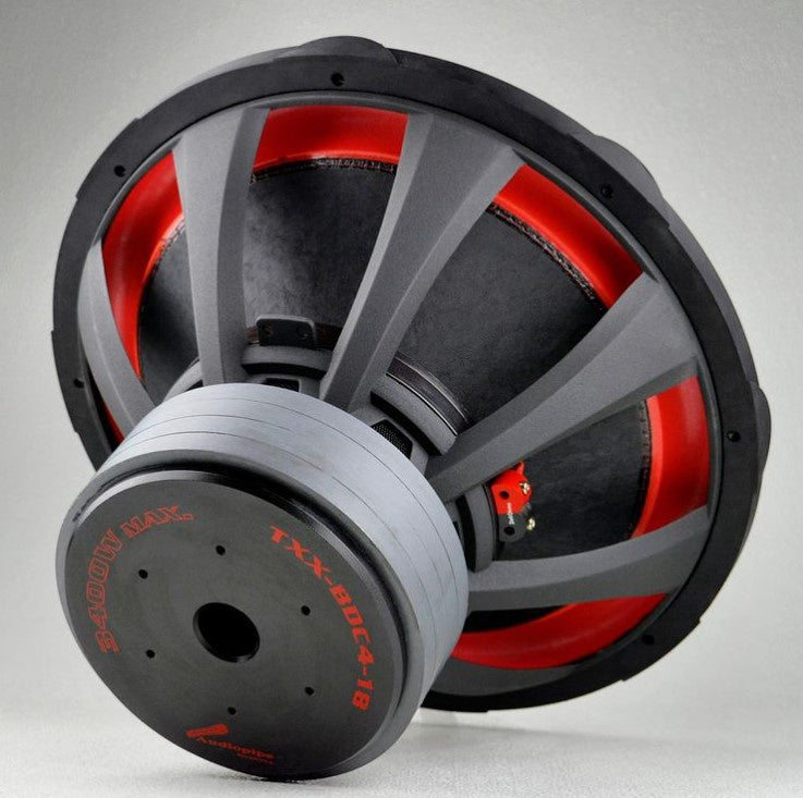 AUDIO PIPE Speaker Car 18" TXX-BDC4-18 Quad Stack DVC4 Sold Each