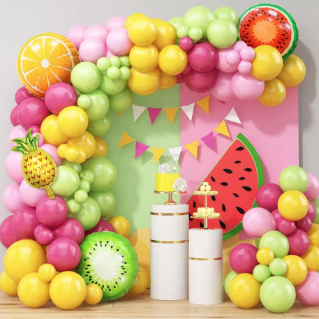 Party Decor Kit Balloon Hawaiian 113PCS