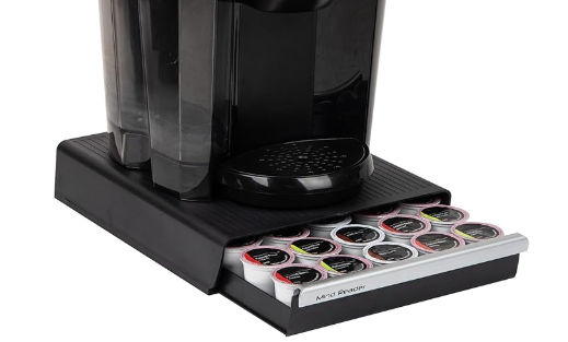 Coffee Pods Storage Drawer Mind Reader Black (Draw Only)