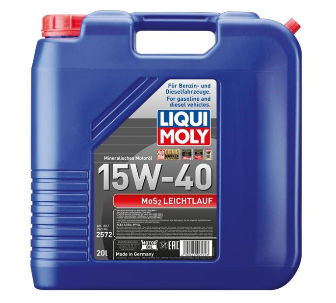 LIQUI MOLY Oil 15W-40 20L MOS2 Leichtlauf 2572