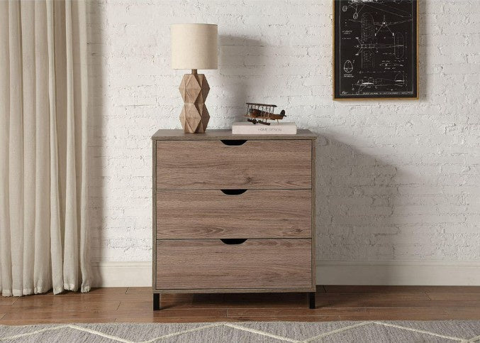 Chest 3-DRAWER Hometrends HS202010-25 Rustic Oak