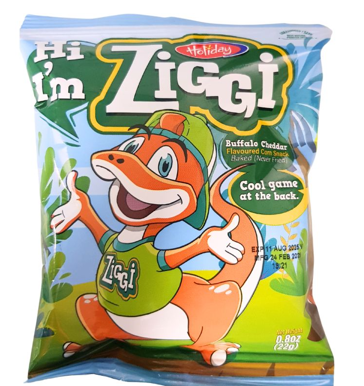 HOLIDAY Hi I'm Ziggi Snack 0.8OZ 22G