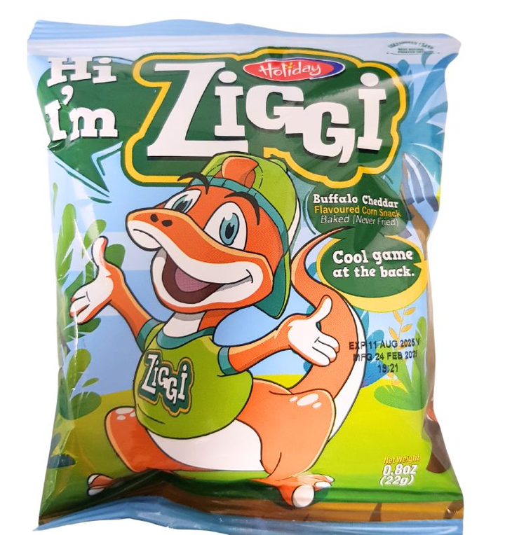 HOLIDAY Hi I'm Ziggi Snack 0.8OZ 22G