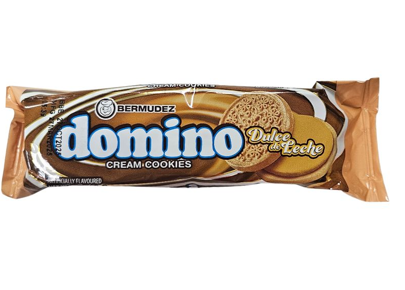 BERMUDEZ Domino Cream Cookies Dulce De Leche 55G