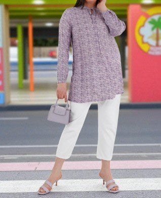 Top Tunic Floral Printed