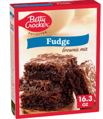 BETTY CROCKER Brownie Mix Fudge 16.3OZ