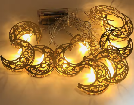 Eid / Ramadan String Light 1.6M 10LED Assorted