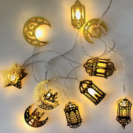 Eid / Ramadan String Light 1.6M 10LED Assorted