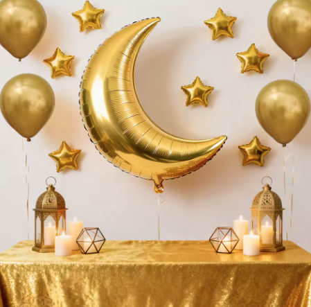 Eid / Ramadan Balloon Set Gold / Rose Gold