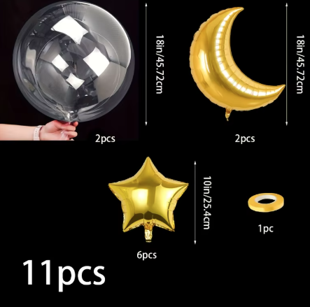 Eid / Ramadan Balloon Set 11PCS