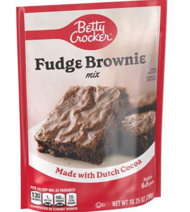 BETTY CROCKER Brownie Mix Fudge Brownie 10.25OZ