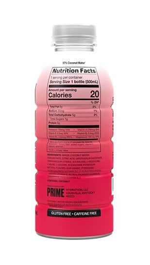 PRIME Hydration Drink Cherry Freeze 16.9OZ 500ML