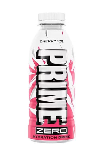 PRIME Hydration Drink Cherry Ice Zero 16.9OZ 500ML
