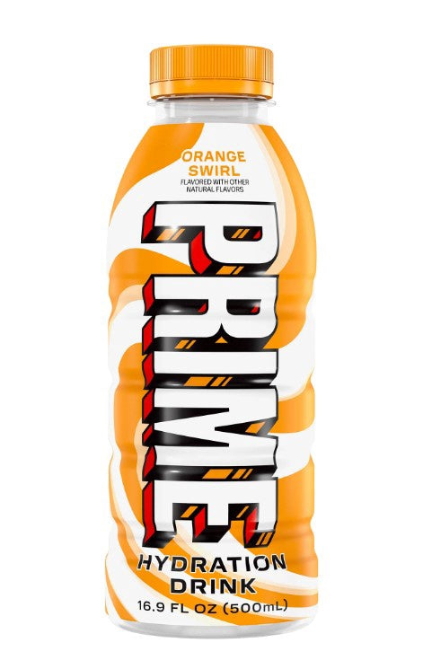PRIME Hydration Drink Orange Swirl 16.9OZ 500ML