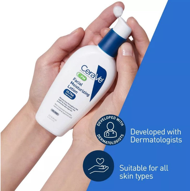 CERAVE Pm Facial Moisturizing Lotion 2FL 60ML