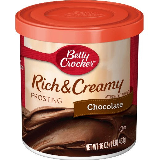 BETTY CROCKER Rich and Creamy Chocolate Frosting 16OZ