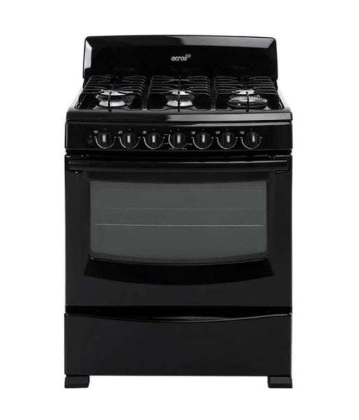 WHIRLPOOL Stove 6 Burner LAFR2000B 30" Black 1Y