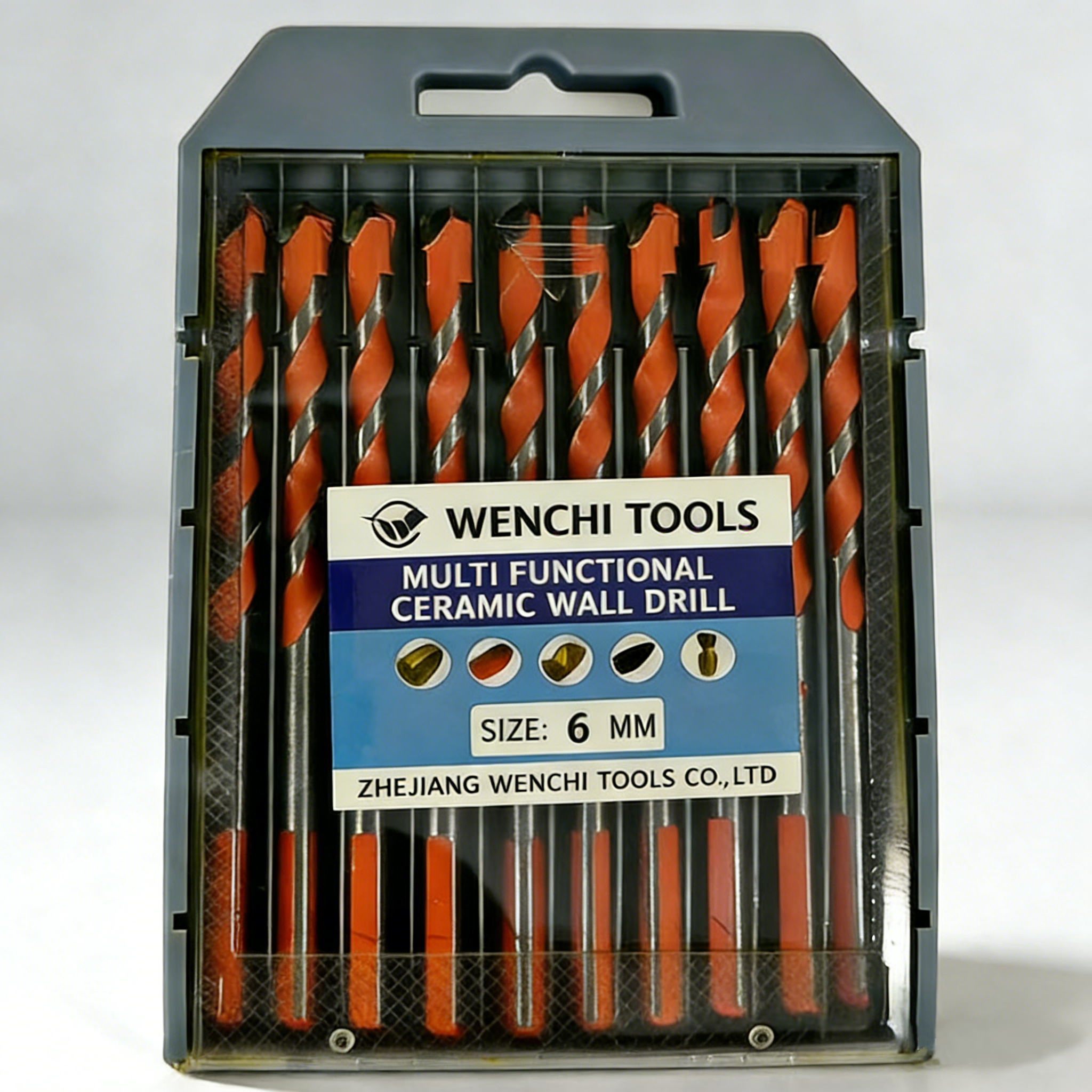 Multi-Functional Ceramic Wall Drill Bits | Straight Shank Twist Drill Bits for Tile, Concrete, Metal