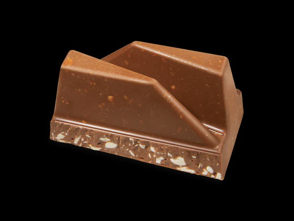 WATERBRIDGE Swiss Milk Chocolate with Honey Almond Nougat 400G