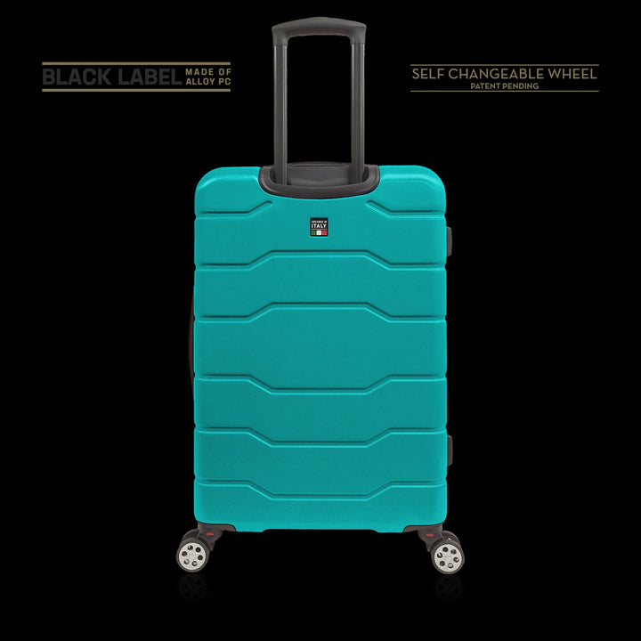TUCCI ITALY Luggage Suitcase Medium 26" Il Cammino T0126-26IN-TEL ABS Hard Cover 4 Wheel Teal