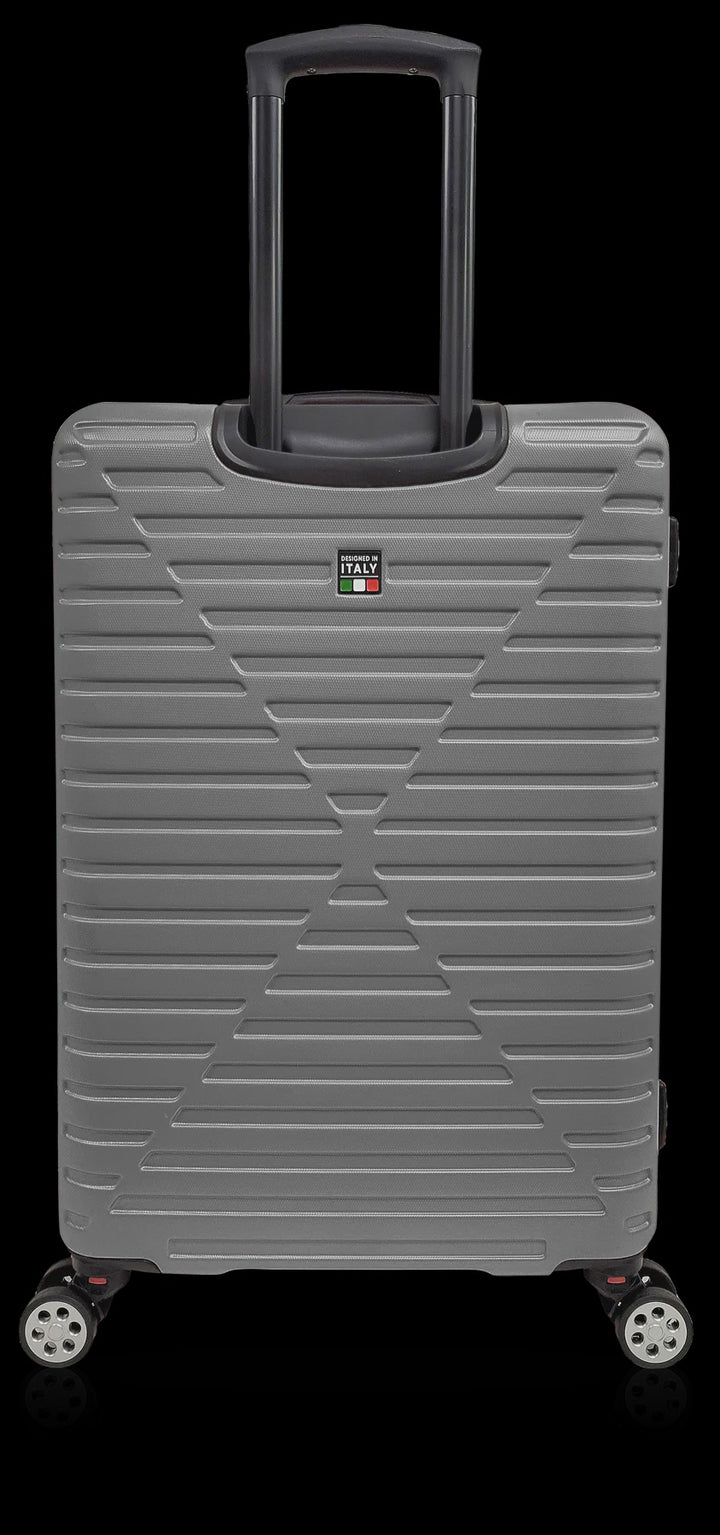 TUCCI ITALY Luggage Suitcase Large 30" Carina T0129-30IN-CHL ABS Hard Cover 4 Wheel Charcoal