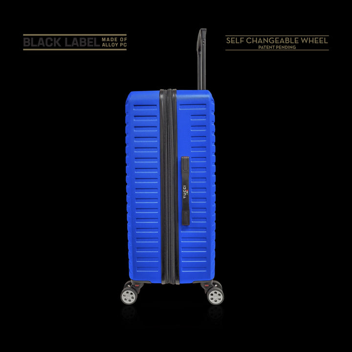 TUCCI ITALY Luggage Suitcase Medium 26" Carina T0129-26IN-BLU ABS Hard Cover 4 Wheel Blue