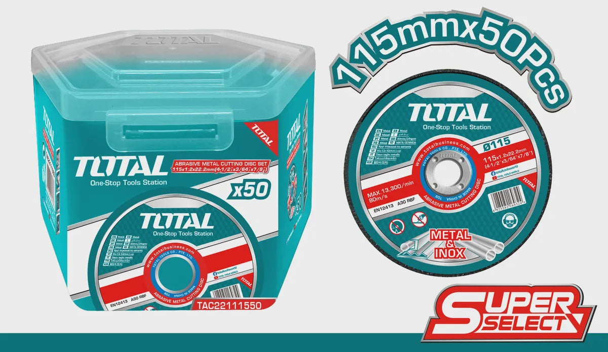 TOTAL Disc 4 1/2" X 3/64" 50PCS TAC22111550